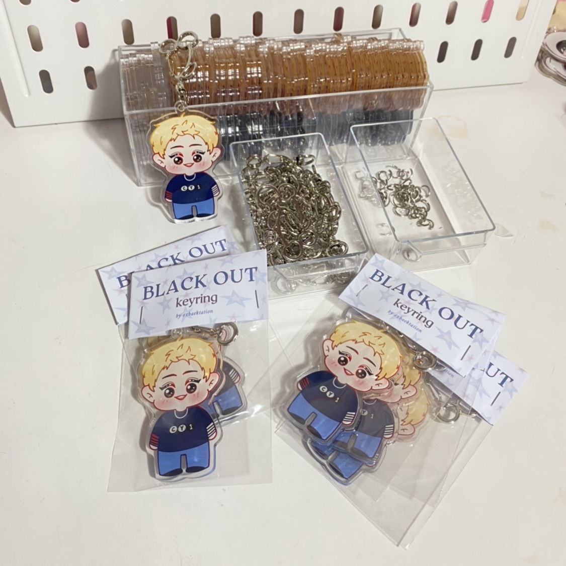 Chanyeol BlackOut Keyring (DP ONLY)